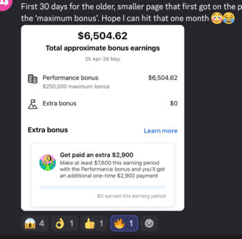 65k from Creator Bonus