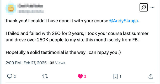 Facebook Traffic Blueprint review