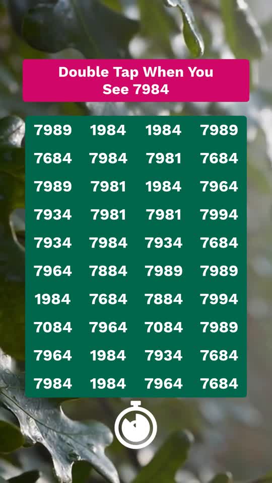 Find The Number Quiz screenshot