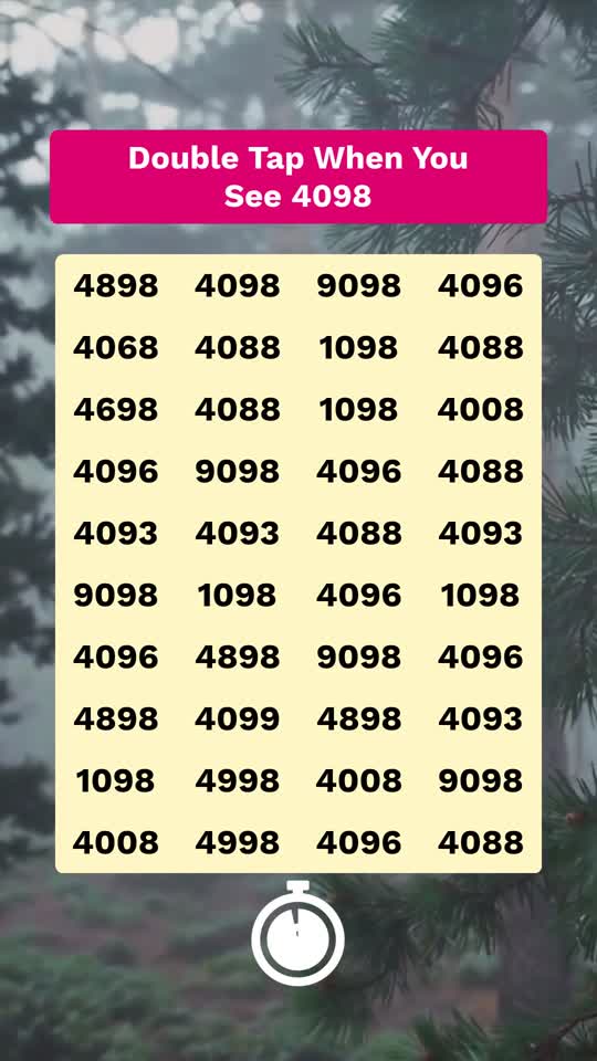 Find The Number Quiz screenshot