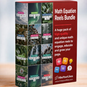 Math Equation Quizzes  Bundle #5 - 353 Unique Reels