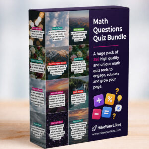 Math Questions Quiz Bundle #3 - 307 Unique Reels